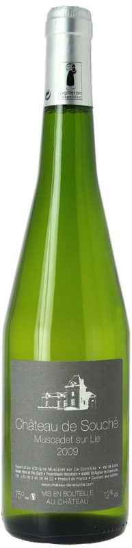 Bouteille MUSCADET SUR LIE 2009 Muscadet sur lie — Château de Souché